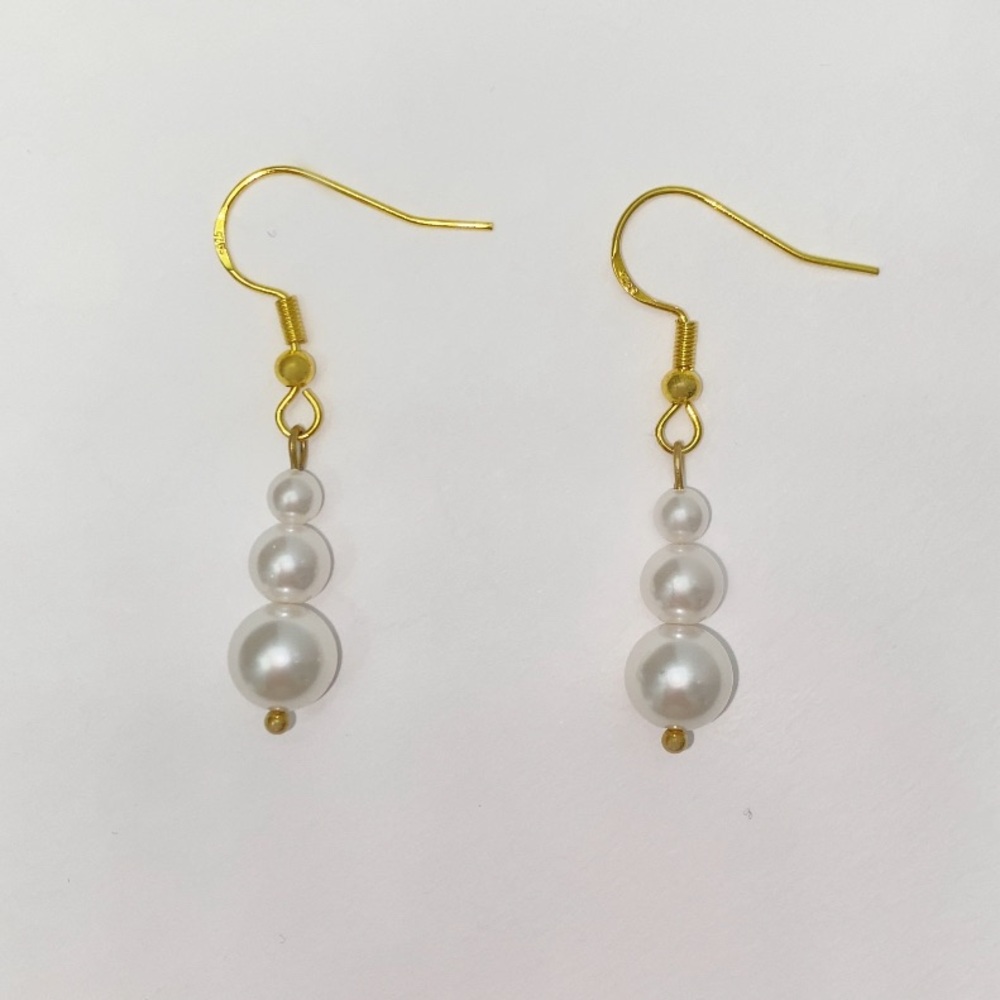 Faux Pearl Drop Earrings
